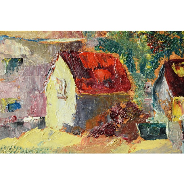 Rolf Böhlig, Expressive River Landscape, 1973, Oil Painting For Sale - Image 6 of 10