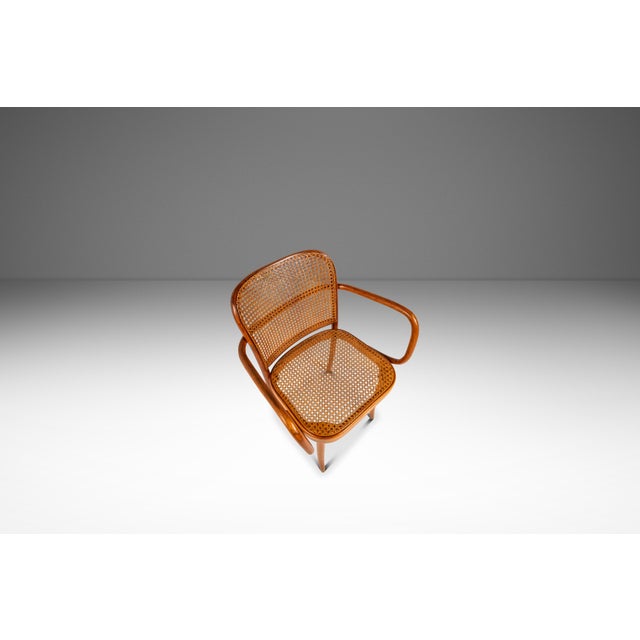 Stendig Mid-Century Modern Bentwood Model 811 "Prague" Armchair by Josef Frank Josef Hoffmann for Stendig, Czechoslovakia, C. 1960s For Sale - Image 4 of 18