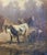 19th Century Swiss Pastoral Cow Painting Signed Charles Humbert in Frame For Sale - Image 9 of 12