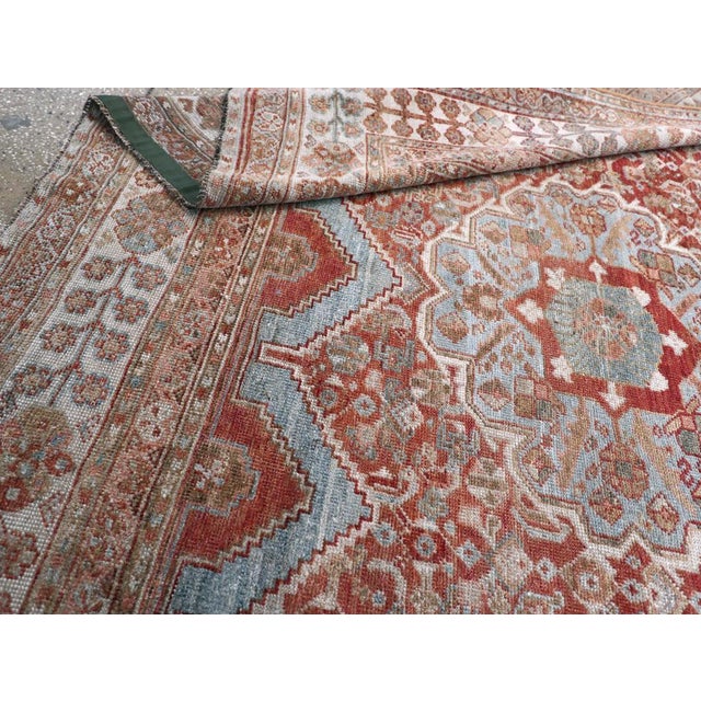 Galerie Shabab Collection Early 20th Century Persian Shiraz Accent Carpet For Sale - Image 10 of 10