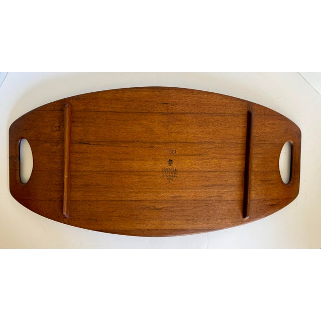 1960s Dansk Teak Surfboard Serving Tray by Jens Quistgaard, Made in Denmark For Sale - Image 9 of 10