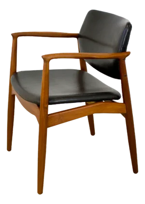 Danish Teak Model 67 Captains Chair attributed to Erik Buch for Orum Møbelfabrik, 1960s