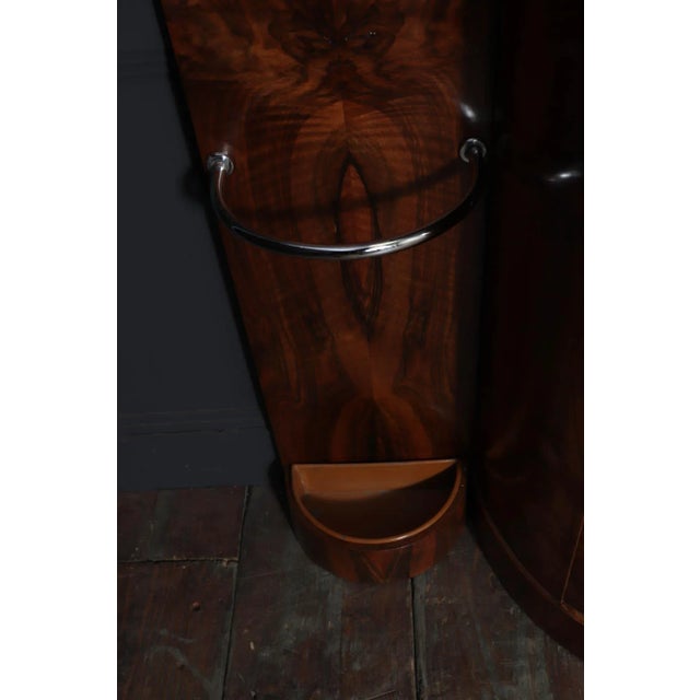 Wood Art Deco Figured Walnut Hall Stand, 1930s For Sale - Image 7 of 16