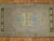 Mid-Century Modern Lavender Electric Blue Vintage Turkish Oushak Throw Rug - 1'9" x 3'3" For Sale - Image 3 of 5