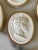 Metal Antique Italian Grand Tour Plaster Intaglios - Set of 6 (Group #13) For Sale - Image 7 of 12