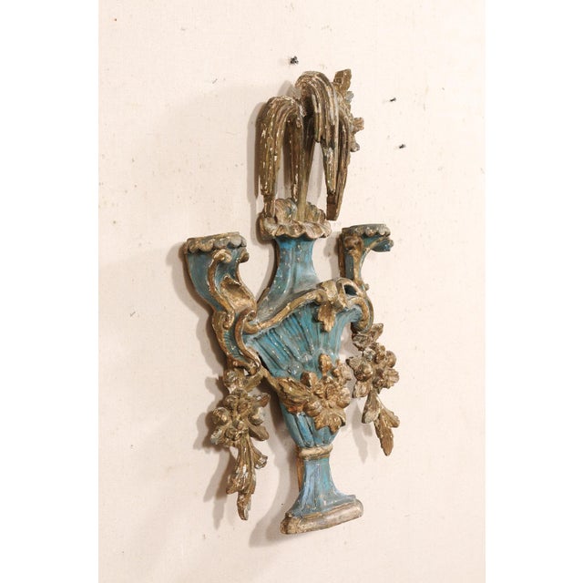 Italian 18th C. Italian Wall Mounted Urn Fragment For Sale - Image 3 of 9