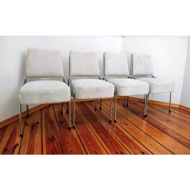Bauhaus Dining Chairs attributed to Hynek Gottwald, Czechoslovakia, Set of 4 For Sale - Image 5 of 14