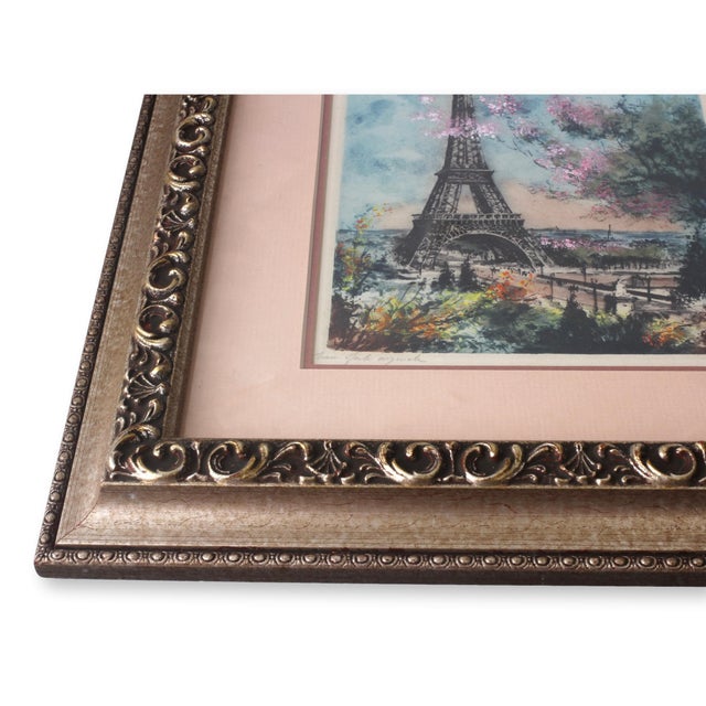 Wood Le Bailly Eau-Forte Originale Paris Art, a Pair For Sale - Image 7 of 7