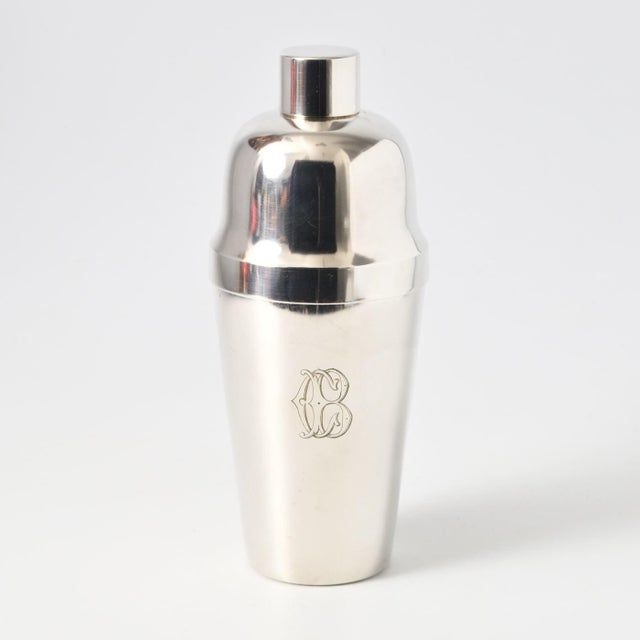 Silver-Plated Cocktail Shaker from Orfevrerie Mills, 1920s For Sale - Image 10 of 10