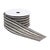 Elevate your holiday decorating with this stylish set of 2 Black & White Wired Polyester Ribbons. Each roll measures 2.5"...
