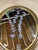 Mid-Century Modern Danish Cohr Atla Silver-Plated Tripod Tiny Taper Candle Holders - Set of 12 For Sale In Chicago - Image 6 of 7
