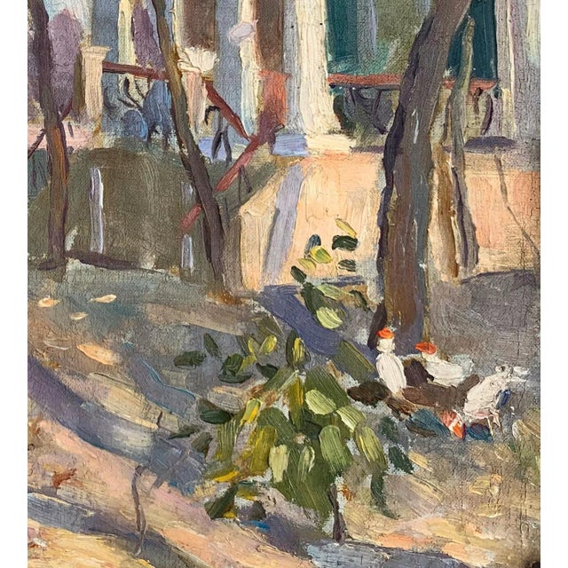 Vintage Urban Oil Painting: Ukrainian Cityscape, 1960 Art 38-34 For Sale - Image 6 of 6