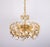 1970s Large Gilt Brass Chandelier by Sciolari for Palwa, Germany, 1970s For Sale - Image 5 of 10