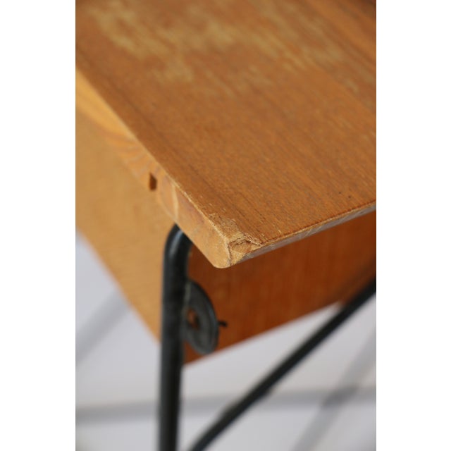 Scandinavian String Wall-Mounted Bedside Tables, 1960, Set of 2 For Sale - Image 15 of 18