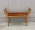Great looking high quality bench made of a curly maple veneer and covered in hair on hide. Made in LA, was previously a...