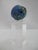 Josh Simpson Inhabited Planet Earth Art Glass Marble Paperweight & Display Stand For Sale - Image 10 of 10