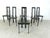 Italian Regia Dining Chairs attributed to Antonello Mosca for Ycami, 1980s, Set of 6 For Sale - Image 3 of 12