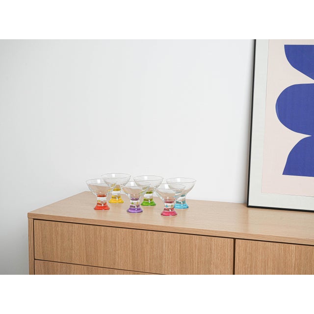 Vintage Italian Dessert Bowls, 1980s, Set of 6 For Sale - Image 8 of 9