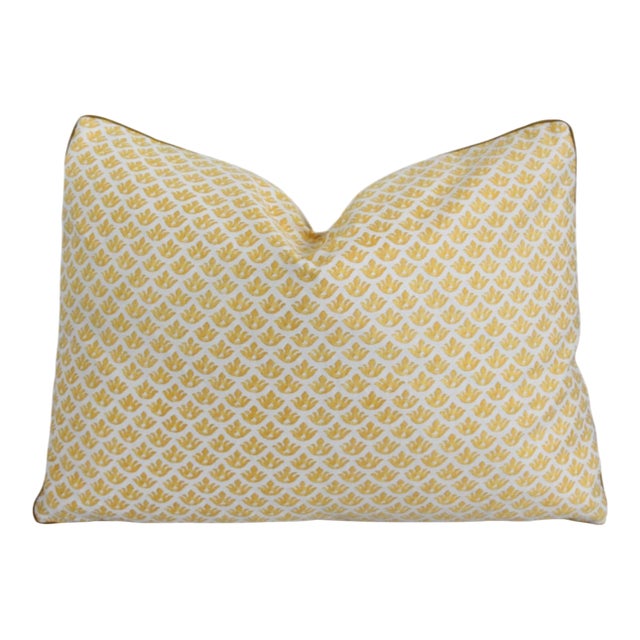 Italian Designer Mariano Fortuny Canestrelli Shell Feather/Down Pillow For Sale