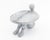 Gray Marble Seated Figure Form Cake Stand For Sale In New York - Image 6 of 7