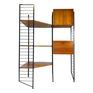 Ladderax Modular Corner Unit by Robert Heal for Staples, 1960s For Sale
