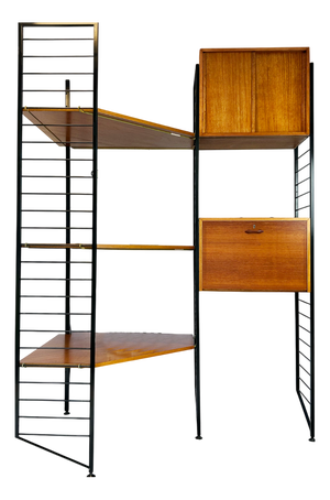 Ladderax Modular Corner Unit by Robert Heal for Staples, 1960s
