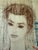 This is sketch by Romanian-born artist Dimitrie Berea of a young woman by a window overlooking the sea in Cannes France...