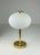 Mid-Century Modern Mid-Century Brass & Glass Table Lamp For Sale - Image 3 of 15