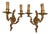 Antique French Rococo Wall Sconces in Bronze Lighting, Set of 2 For Sale
