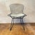 1950s Bertoia Side Chair in Black with Cushion by Harry Bertoia, 1950s For Sale - Image 5 of 5