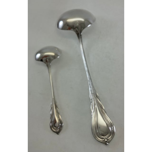 1980s Silver Sauce/Gravy Ladle, Lily. For Sale In New York - Image 6 of 10