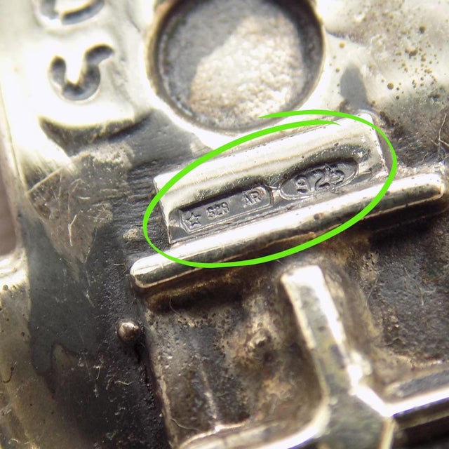 Vintage Italian Handmade Sterling Silver 925 Soldier Helicopter, 1980s For Sale - Image 9 of 14