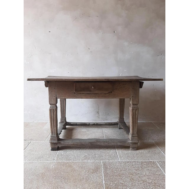 Mid-17th Century Dutch Oak Pay Table For Sale - Image 9 of 10