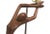 Karl Hagenauer Mid Century Figural Teak Lamp For Sale - Image 4 of 18