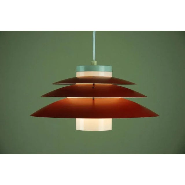 Lyfa Trenta Pendant by Bent Karlby for Lyfa, Denmark, 1960s For Sale - Image 4 of 12