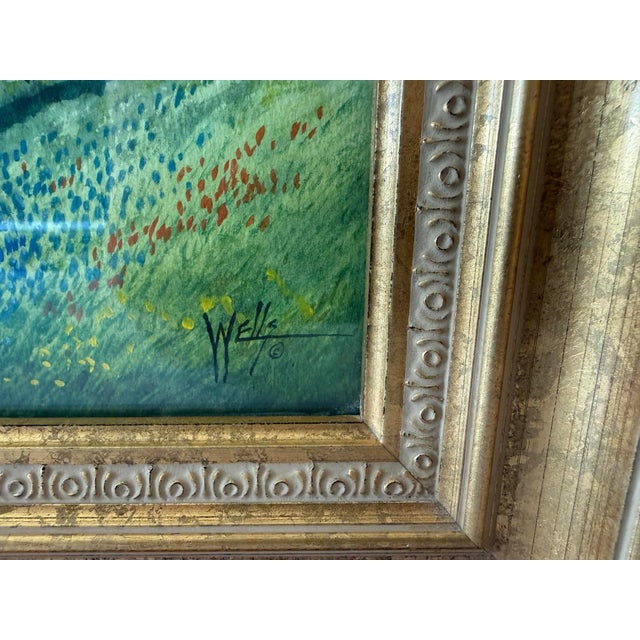 Vintage Ronnie Wells Framed Painting For Sale In Austin - Image 6 of 8