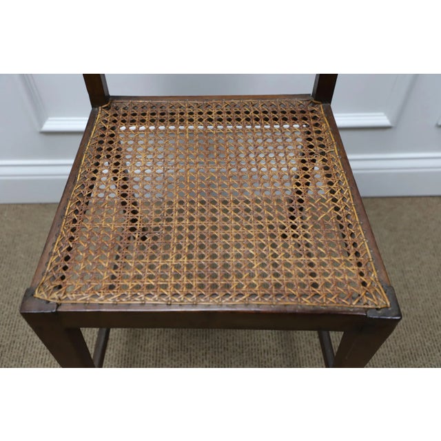 Brown 1920 Art Deco Brazilian Rosewood Side Chairs from France - a Pair For Sale - Image 8 of 13