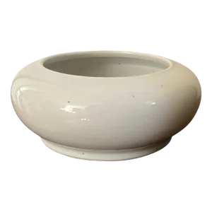 Antique 19th Century Chinese Blanc De Chine Monochrome Porcelain Brush Washer Coupe