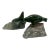 Pair 1980 Canadian Nephrite Jade Marine Sculptures, Signed S. Sandburg For Sale