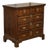 English 1810s George III Period Geometric Front Oak Chest with Five Drawers For Sale
