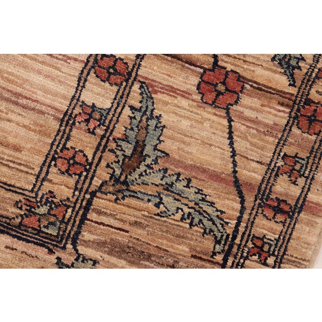 Textile Bohemian Gabbeh Beige/Rust Wool Rug - 6'3'' X 9'0'' For Sale - Image 7 of 10