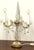 Brass and Lead Crystal 3-Light Table Lamp, 1950s For Sale - Image 4 of 4