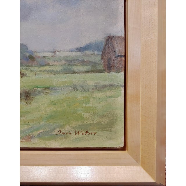 Blue Owen Waters -The Berney Arms Windmill Along the River Yare -Oil Painting For Sale - Image 8 of 11