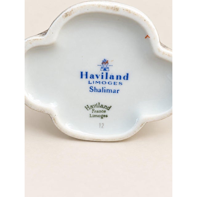 Vintage Haviland Limoges France Shalimar Floral Porcelain Pitcher Creamer For Sale - Image 4 of 5