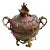 19th Century French Gilt-Bronze-Mounted Samson Porcelain Pot-Pourri Vase Att. To l'Escalier De Cristal, France For Sale