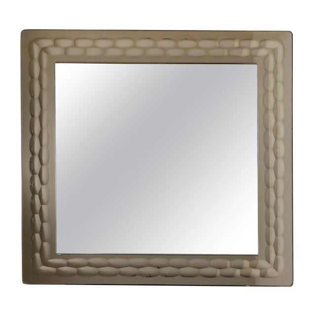 Italian Mid-Century Modern Italian Wall Mirror by Antonio Lupi for Cristal Luxor, 1960s For Sale - Image 11 of 11