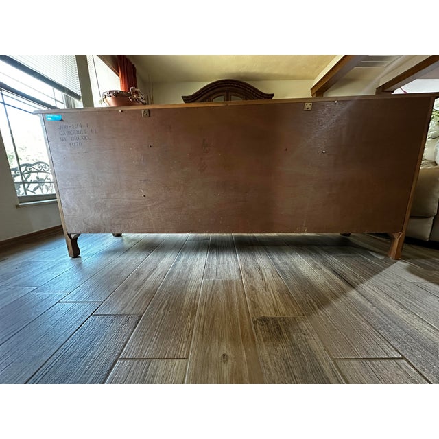 Vintage 1960 Drexel Heritage Cabernet Triple Dresser / Sideboard For Sale - Image 9 of 12
