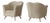Vintage Lounge Chairs by Gubi Olsen, 1980s, Set of 2 For Sale