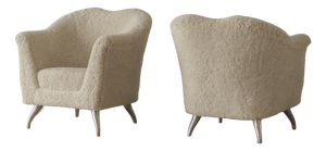 Vintage Lounge Chairs by Gubi Olsen, 1980s, Set of 2