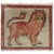 Early 20th Century Lion Khotan Antique Rug Mat - 1'2" x 1'3" For Sale - Image 5 of 18